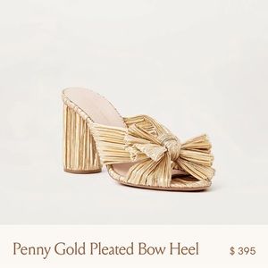 NEW IN BOX Loeffler Randall Penny Heels in Gold, size 10